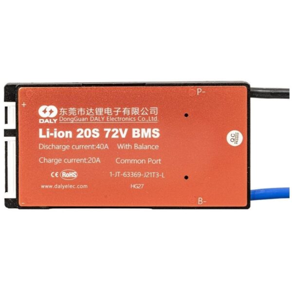 Daly Bms Li-ion 20S 72V 40A Balanslı Ortak Port - Görsel 2