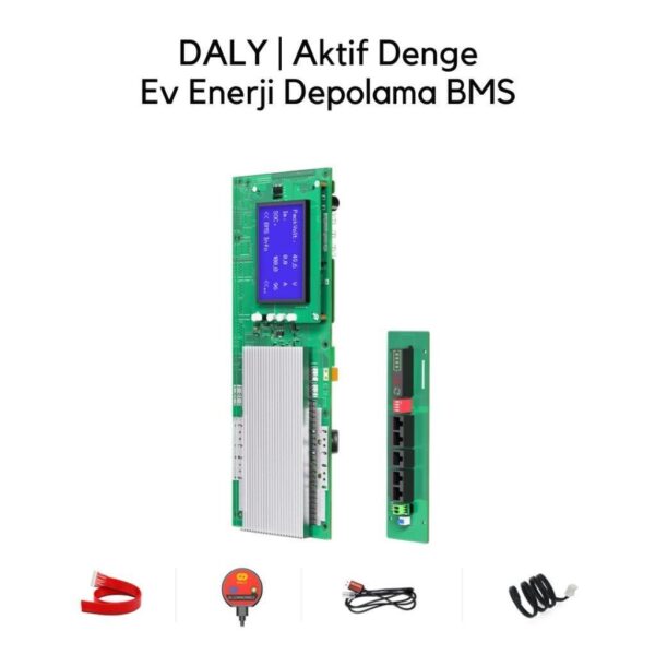 Daly Smart BMS LiFePO4 8S 24V 100A Solar Ev Enerjisi Depolama Sistemi RS485/CAN/LCD