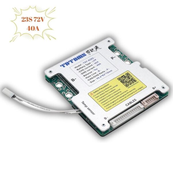 TDT Hardware 23S 72V 40A LiFePO4 BMS Balanslı