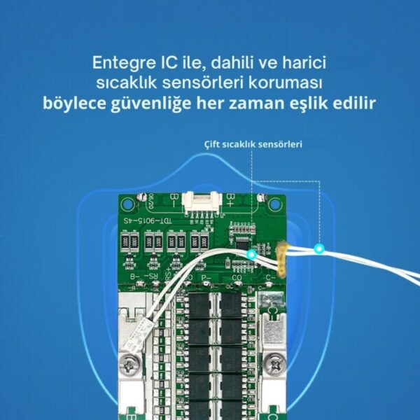 TDT Hardware 4S 12V 100A BMS Balanslı - Görsel 4